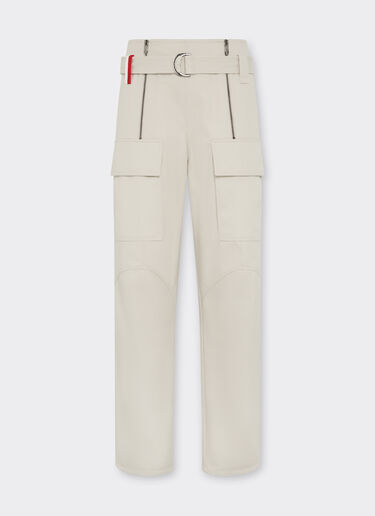 Ferrari Ferrari x Charles Leclerc cargo trousers Ecru 22259f