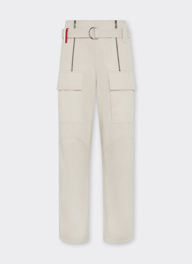 Ferrari x Charles Leclerc cargo trousers Ferrari Ferrari x Charles Leclerc cargo trousers Ecru 22259f