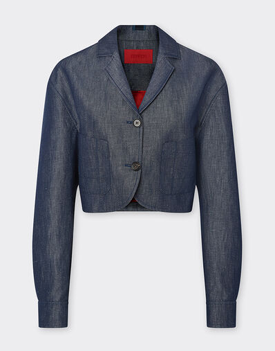 Ferrari Blazer tricotina efecto denim Denim oscuro 22785f