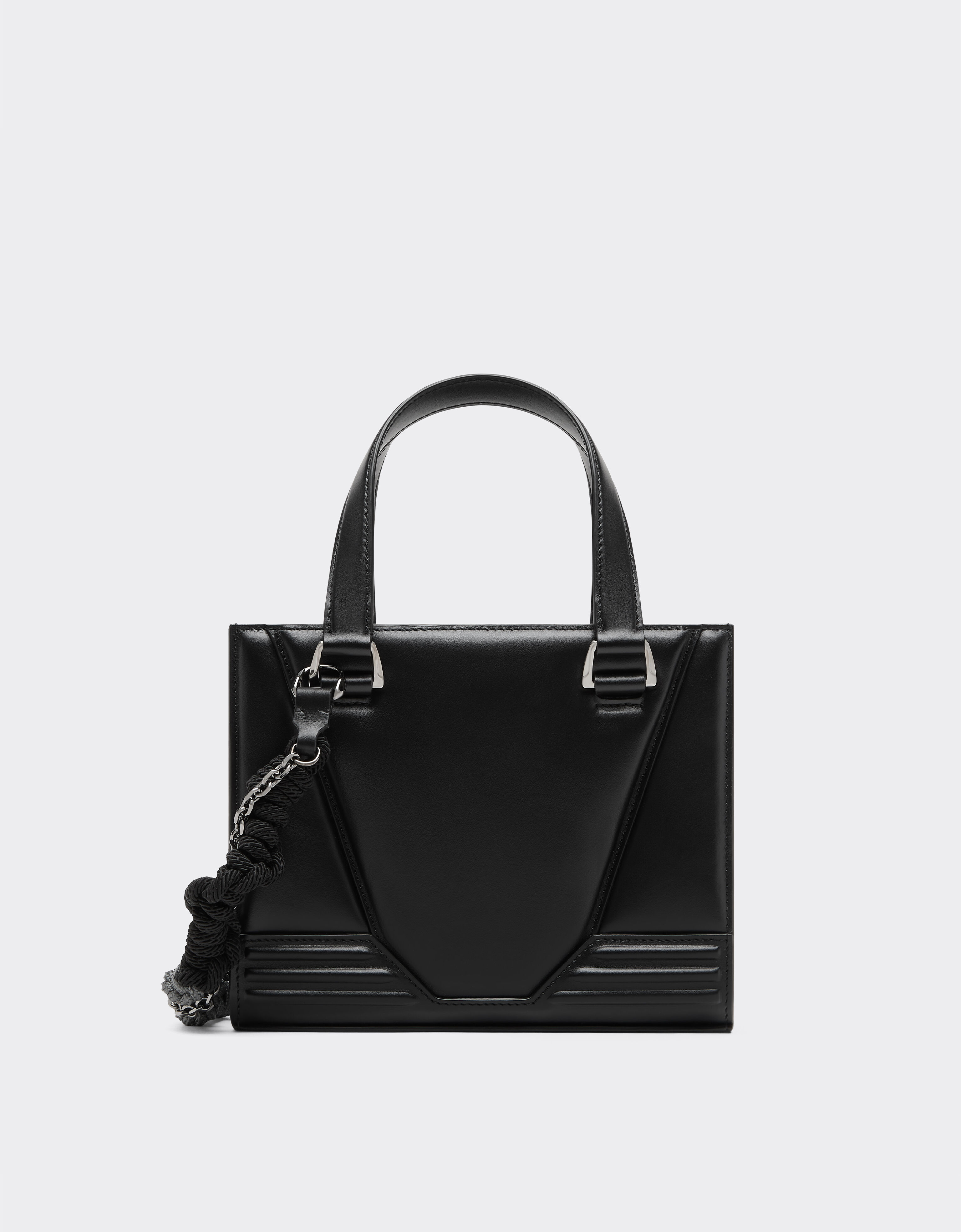 Ferrari GT mini tote bag Reacondicionado por Ferrari en cuero con scooby Negro 49880f