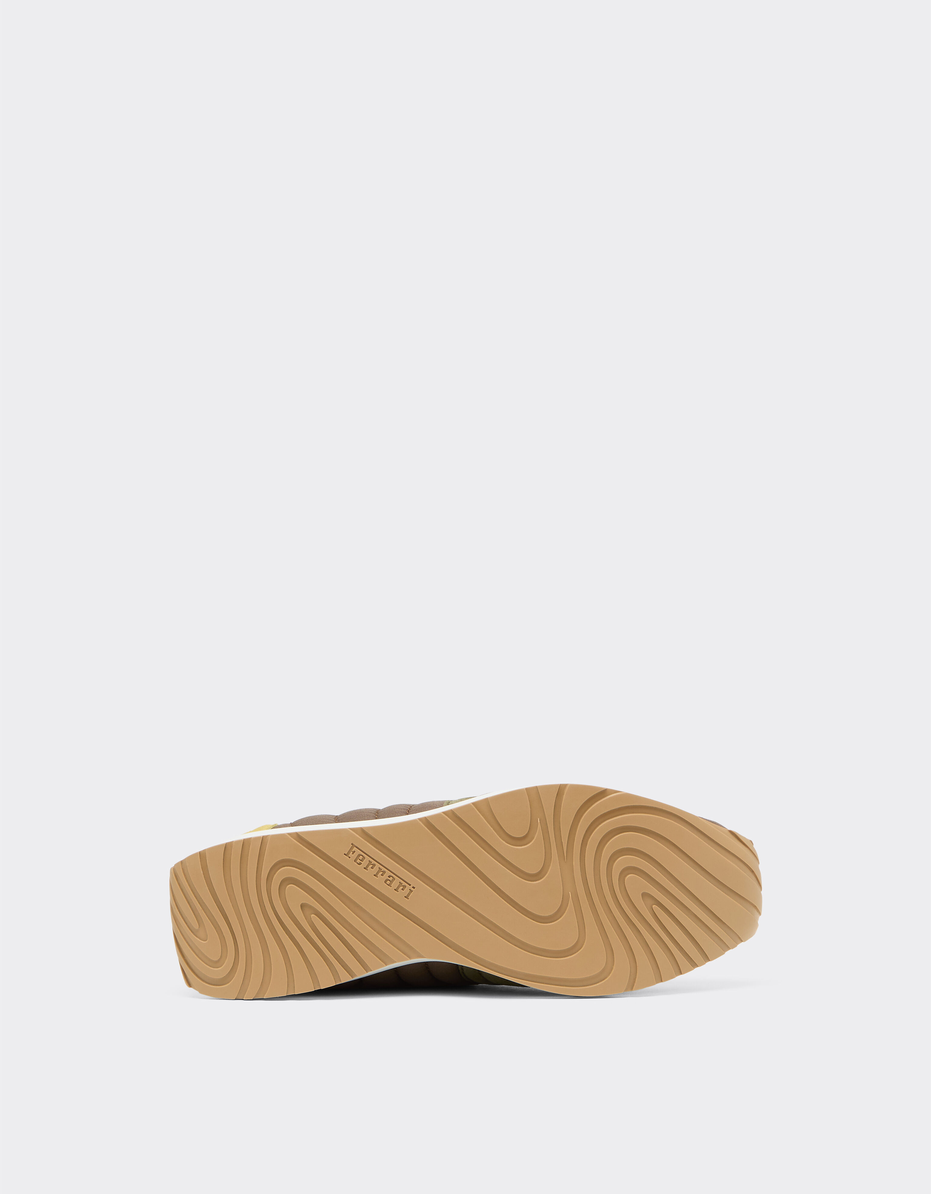 Ferrari Baskets en daim, cuir nappa et nylon ciré Noir ébène 49886f