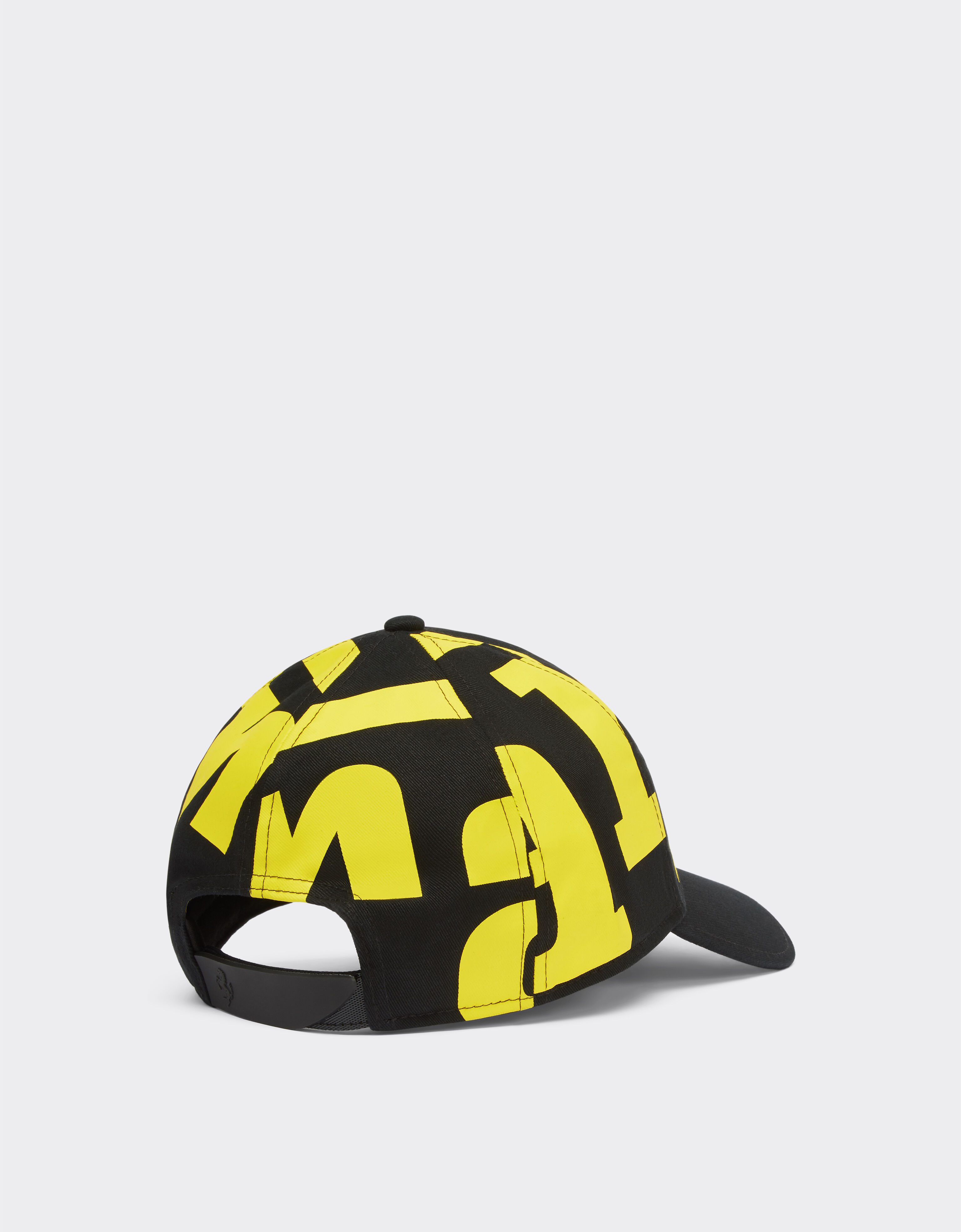 Ferrari Cotton twill cap with Ferrari logo Black 47084f