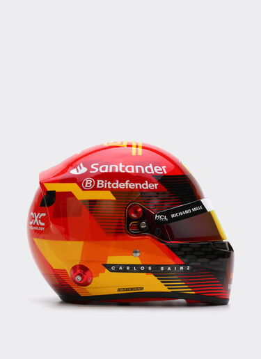 Ferrari Minicasco de Carlos Sainz a escala 1:2 - Edición especial España 2024 Rojo F1355f