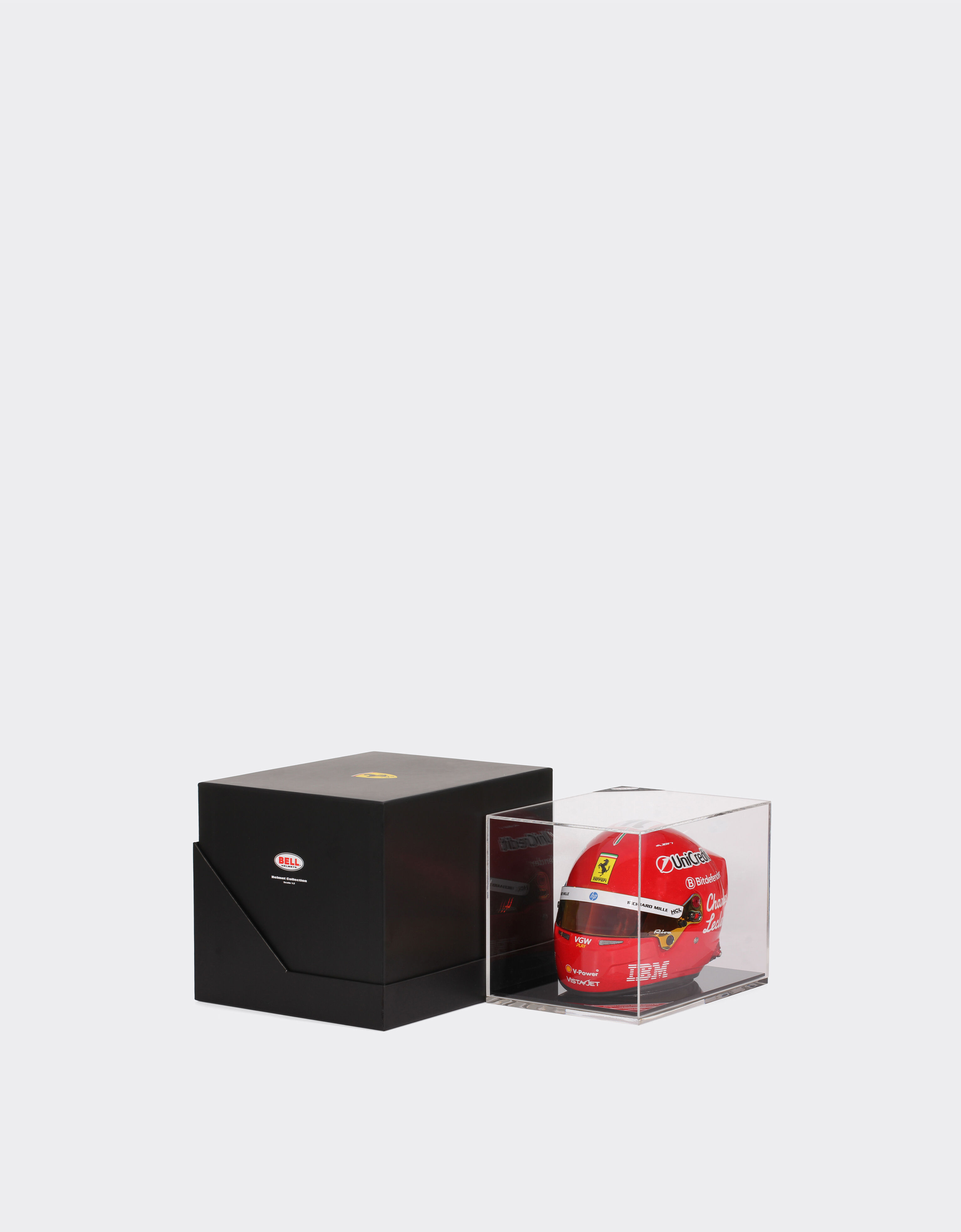Ferrari Leclerc Monza mini helmet in 1:2 scale - 2025 Special Edition MULTICOLORE LA07Vf