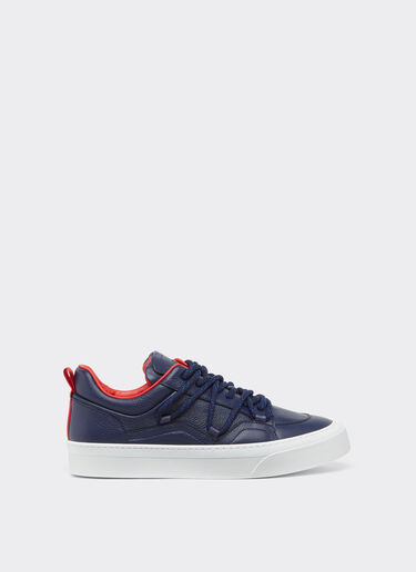 Ferrari Trainers in tumbled leather Navy 22067f
