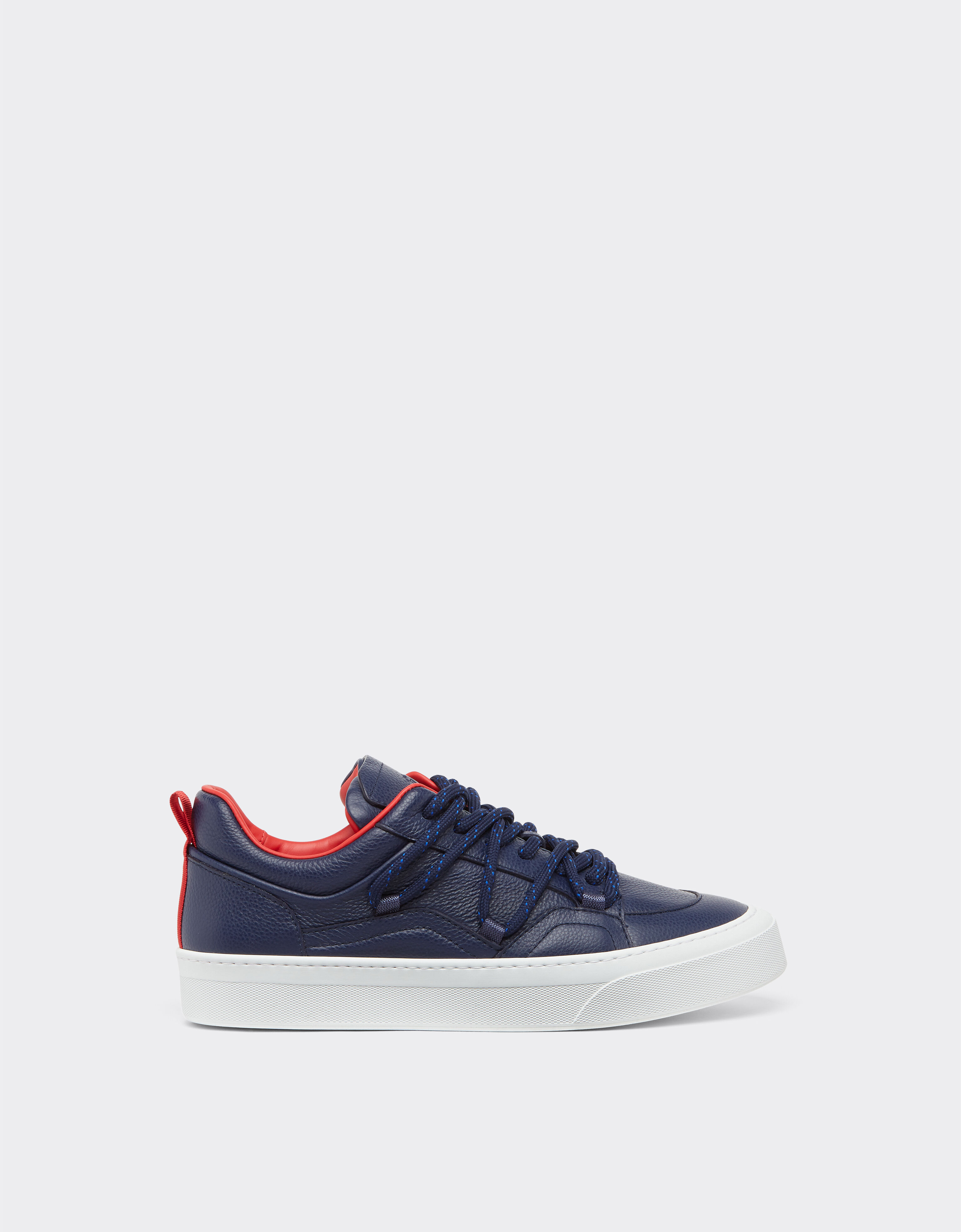 Ferrari Trainers in tumbled leather Navy 22067f