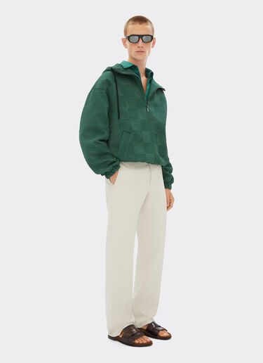 Ferrari Chaqueta bomber de punto con efecto 3D Verde Ficus 22076f