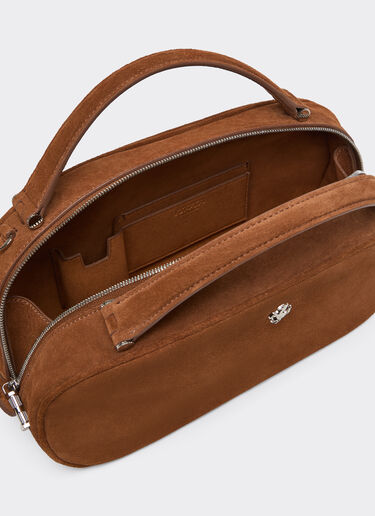 Ferrari Mini bolso bowling Ferrari Dino Soft en ante Jute 50580f