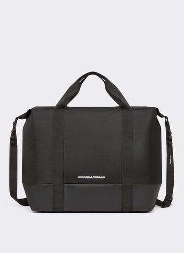 Weekender bag in technical fabric Nero SBNWE0003HMM0033f