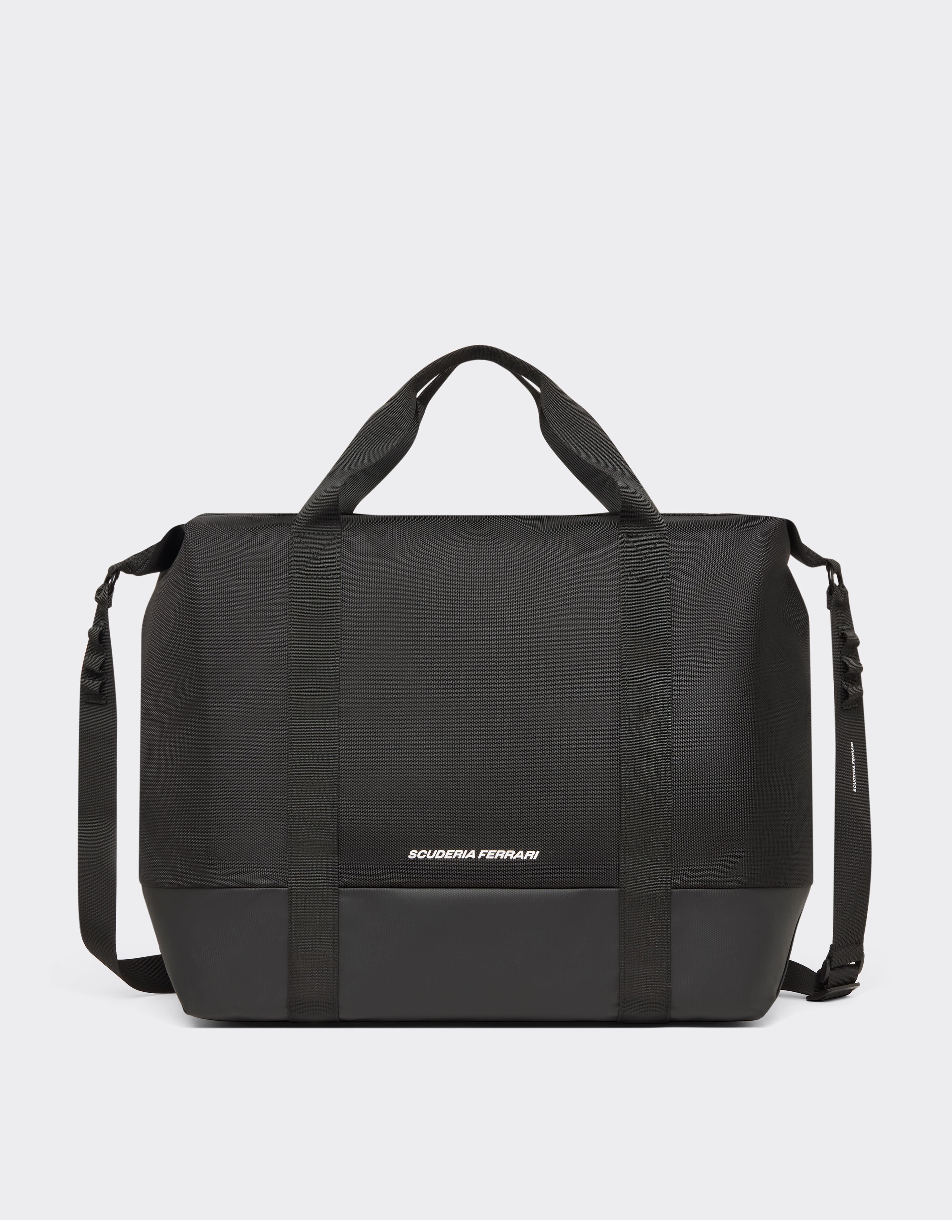  Weekender bag in technical fabric Nero SBNWE0003HMM0033f