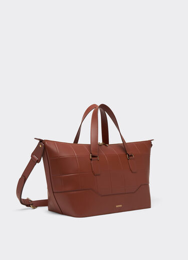 Bolso de viaje de piel Ferrari Bolso de viaje de piel Hide 50832f