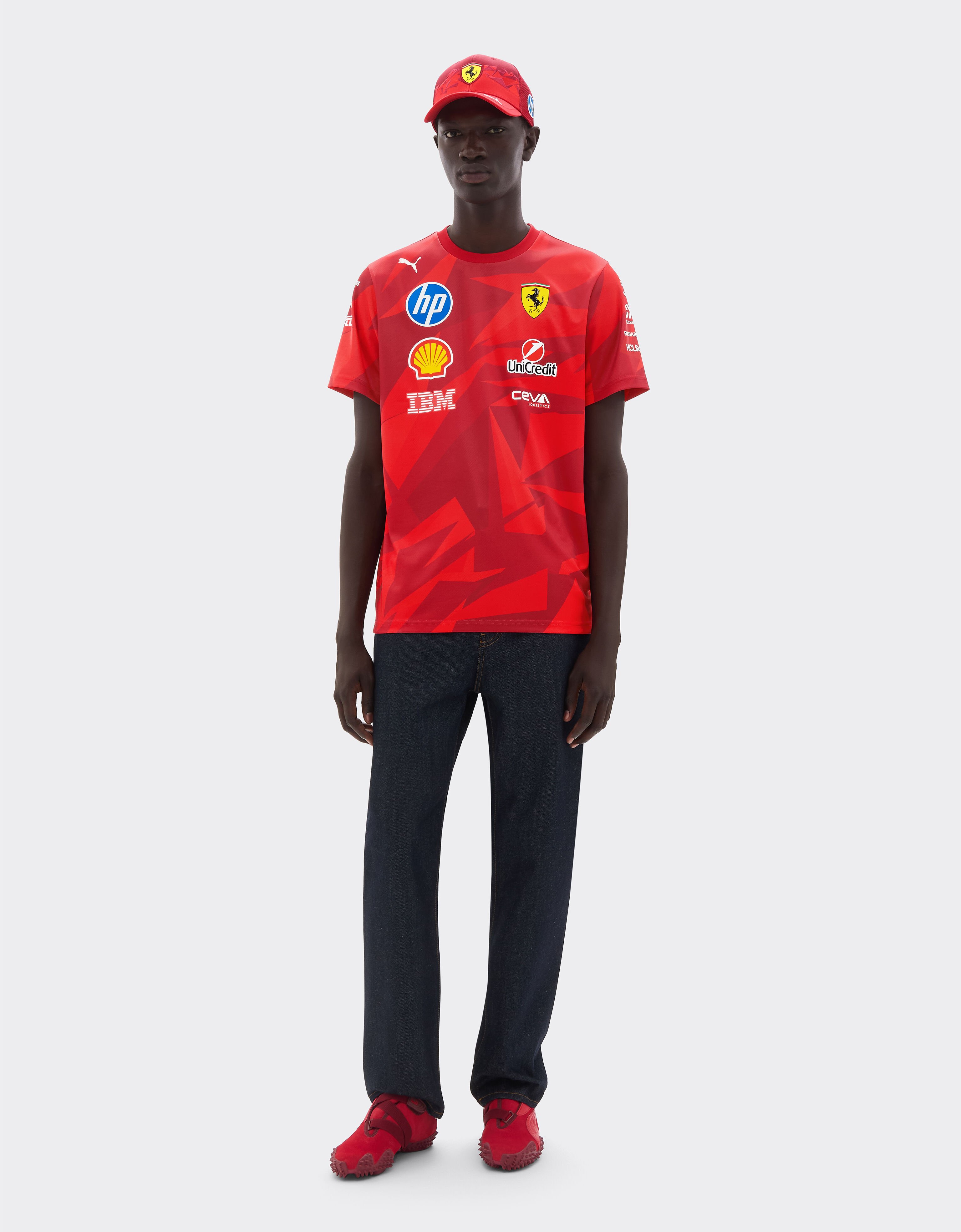 Puma T-shirt for Scuderia Ferrari HP Las Vegas Special Edition Ferrari Puma T-shirt for Scuderia Ferrari HP Las Vegas Special Edition Red LA0AFf