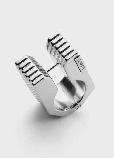 Textured metal ring Ferrari Textured metal ring Cromo Lucido 51340f