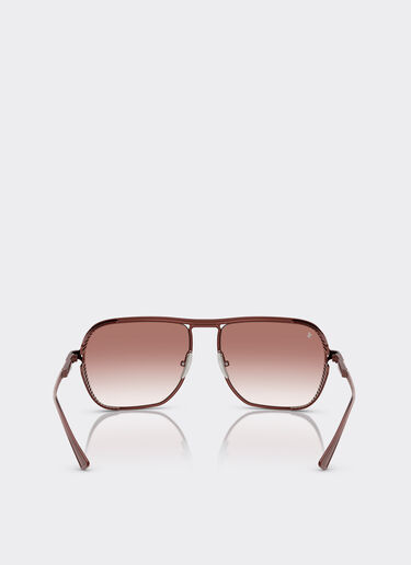 Ferrari Lunettes de soleil Ferrari en titane bordeaux avec verres dégradés bordeaux Bordeaux F1527f