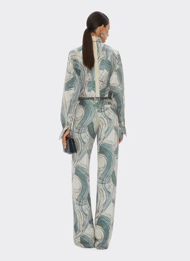 Ferrari Jacquard shirt with brushed motif Ecru 21758f