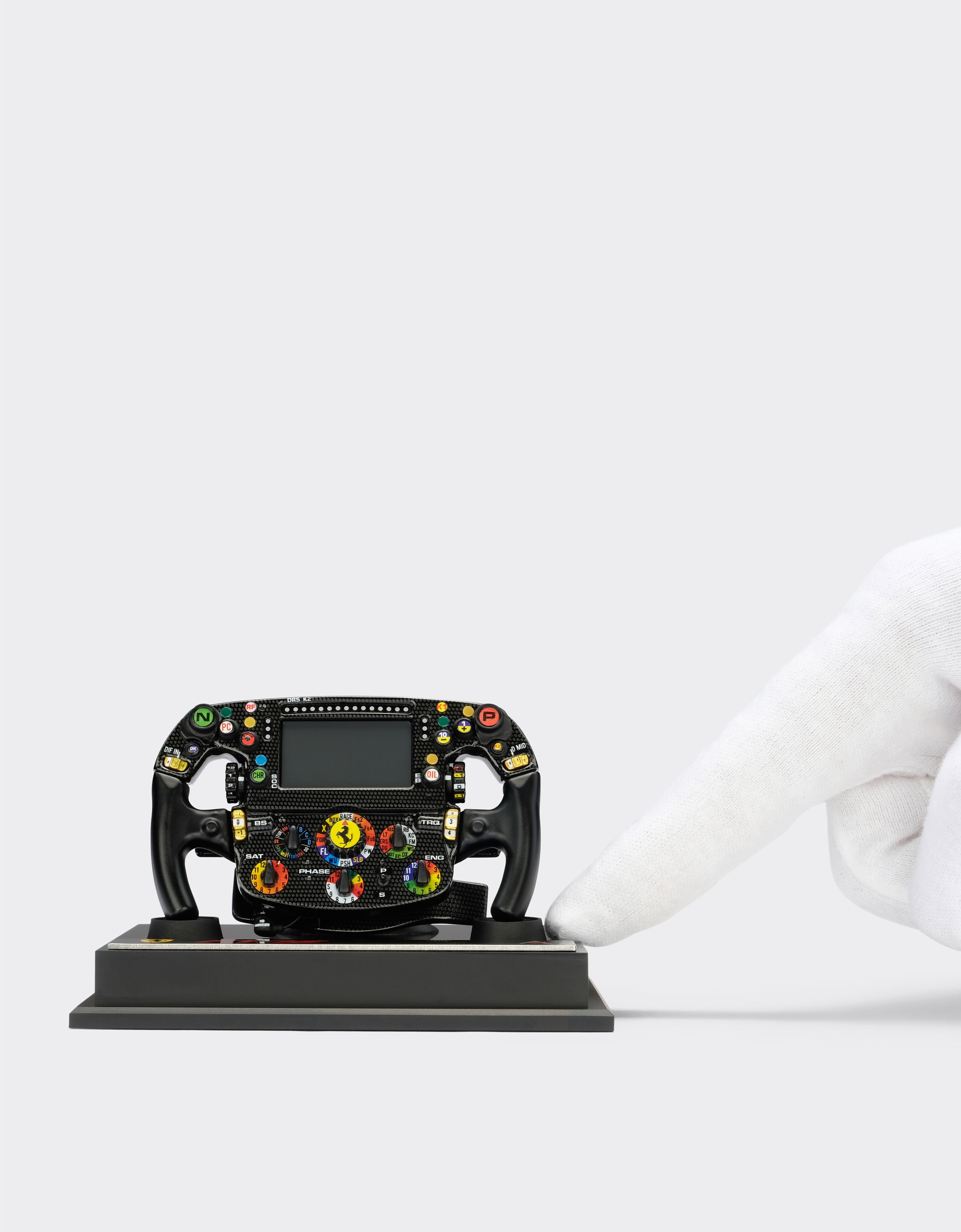 Ferrari Ferrari F1-75 Steering Wheel 1:4 scale model Black F0668f