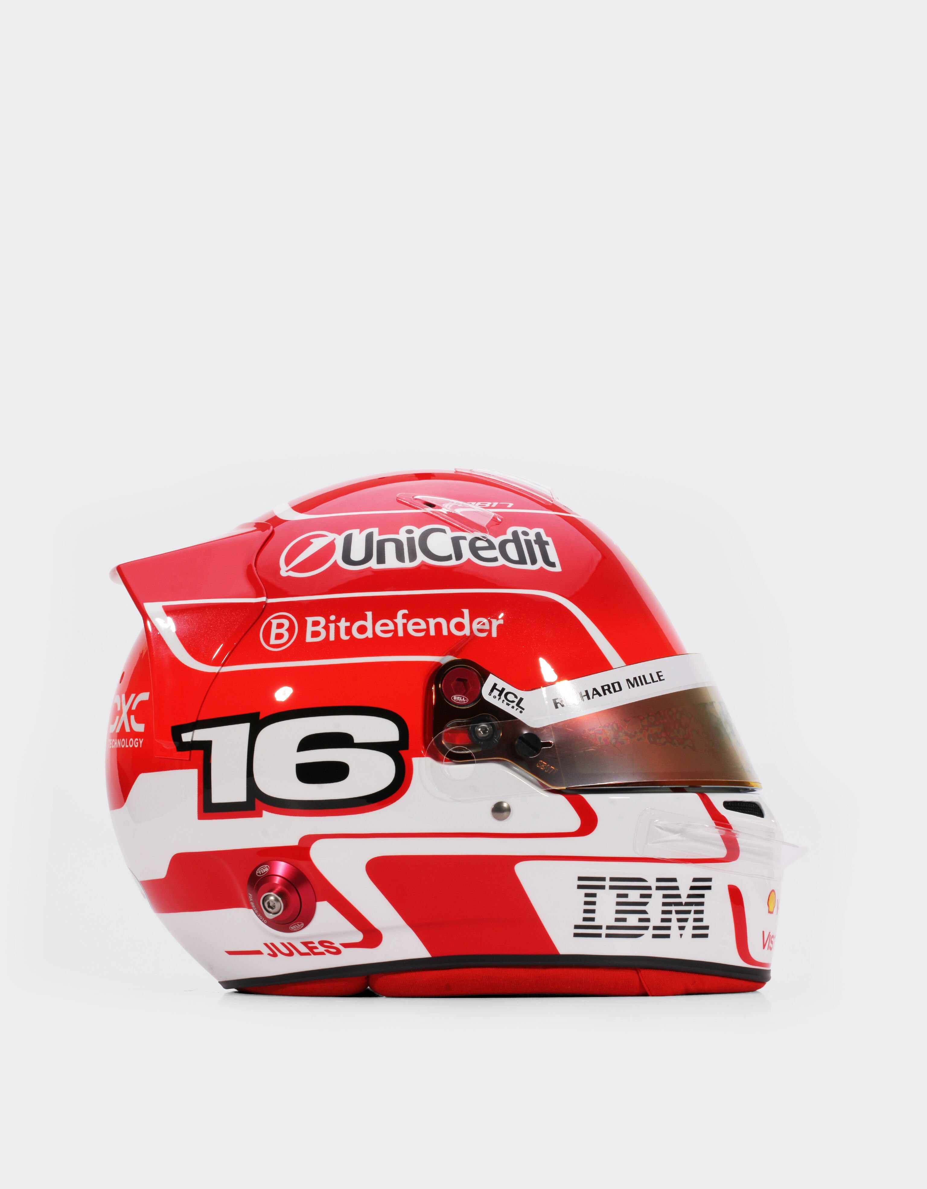 Ferrari 2025 Charles Leclerc helmet in 1:1 scale MULTICOLOUR LA079f