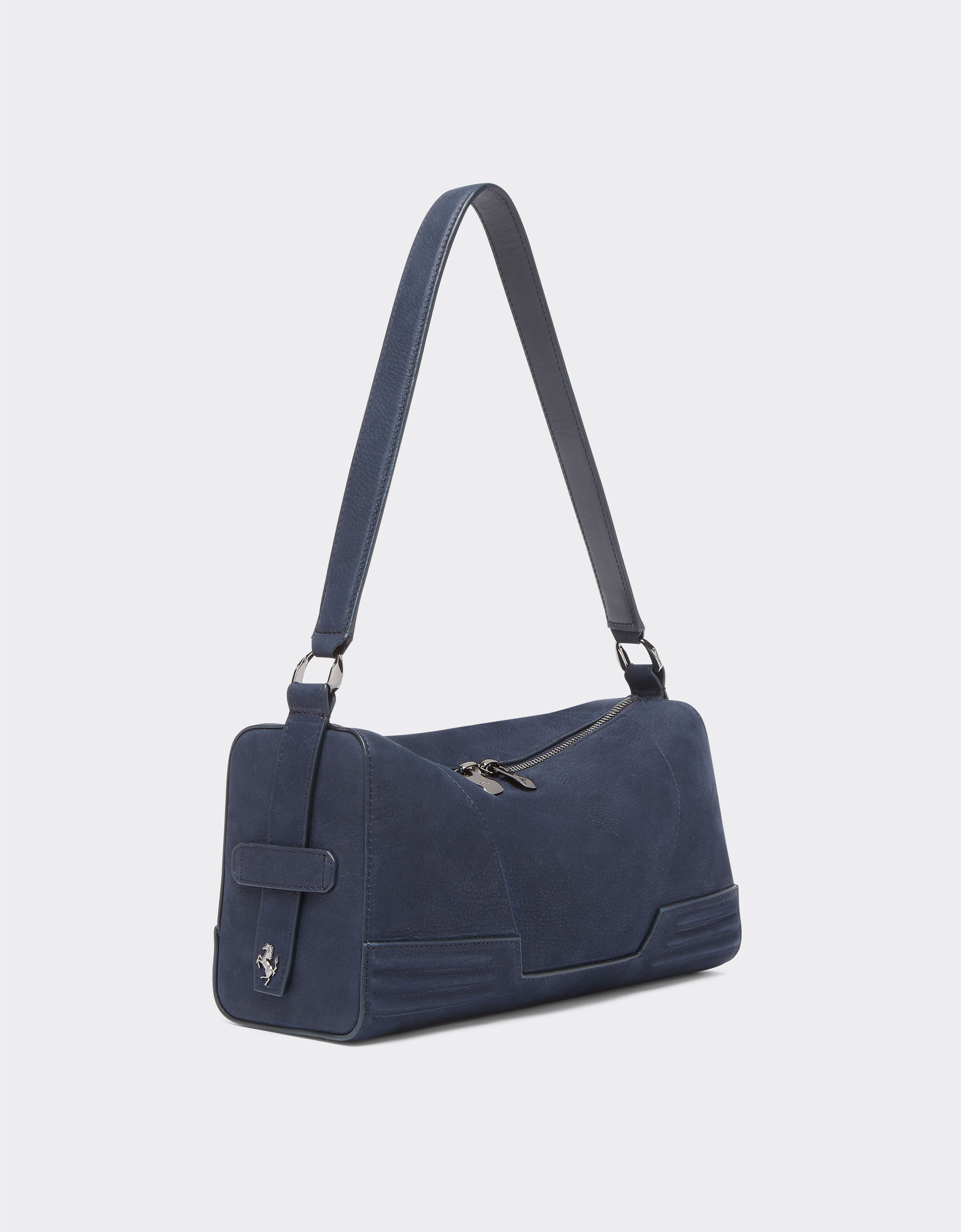 Ferrari Sac à bandoulière Ferrari GT en nubuck souple Navy 22118f