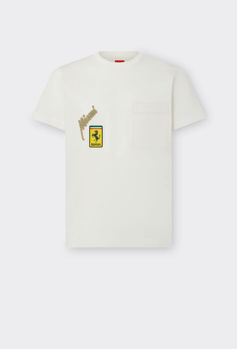 Ferrari Miami Collection T-Shirt mit Brusttasche Dunkelgrau 21252f