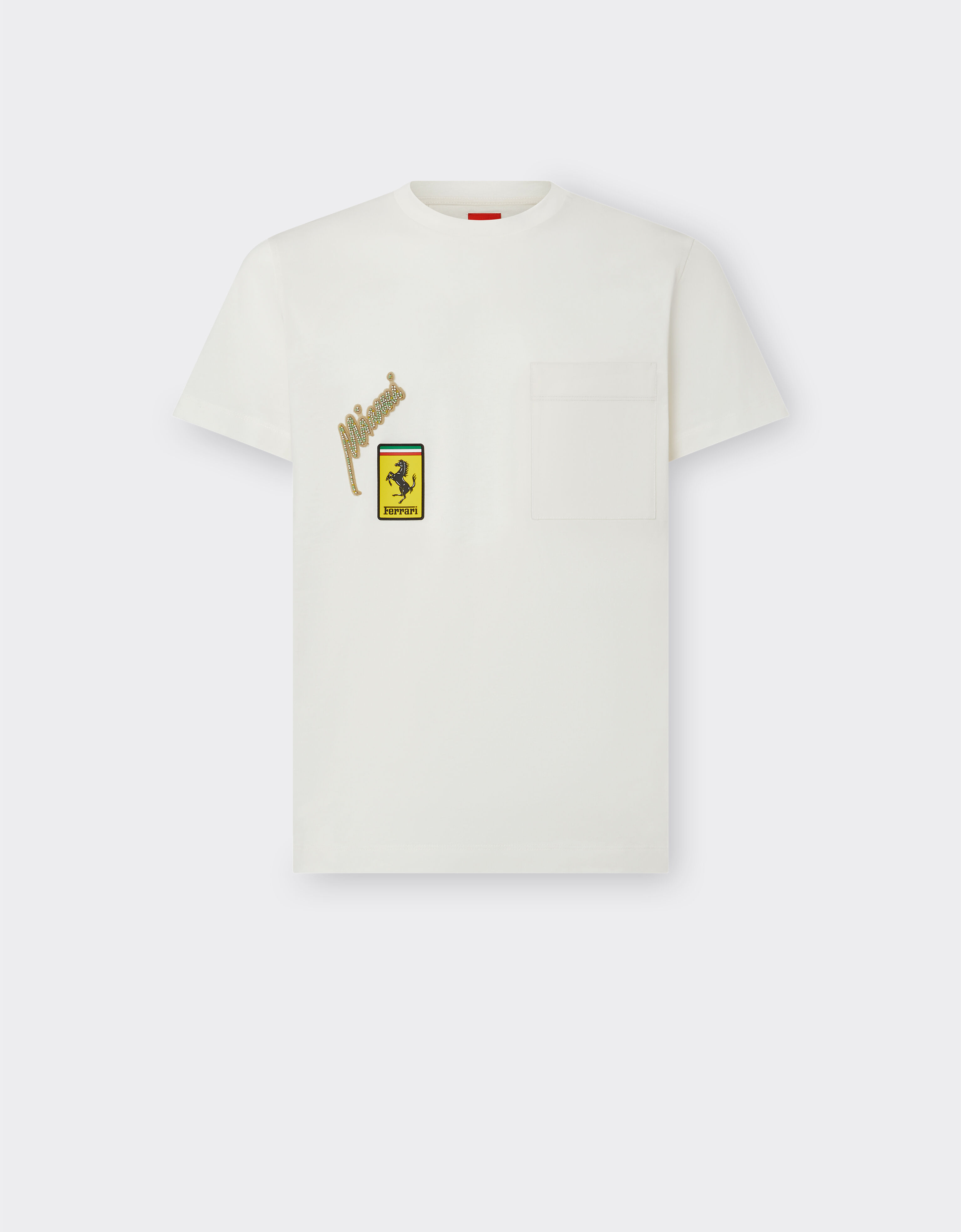 Ferrari Camiseta Miami Collection con bolsillo Aguamarina 21230f