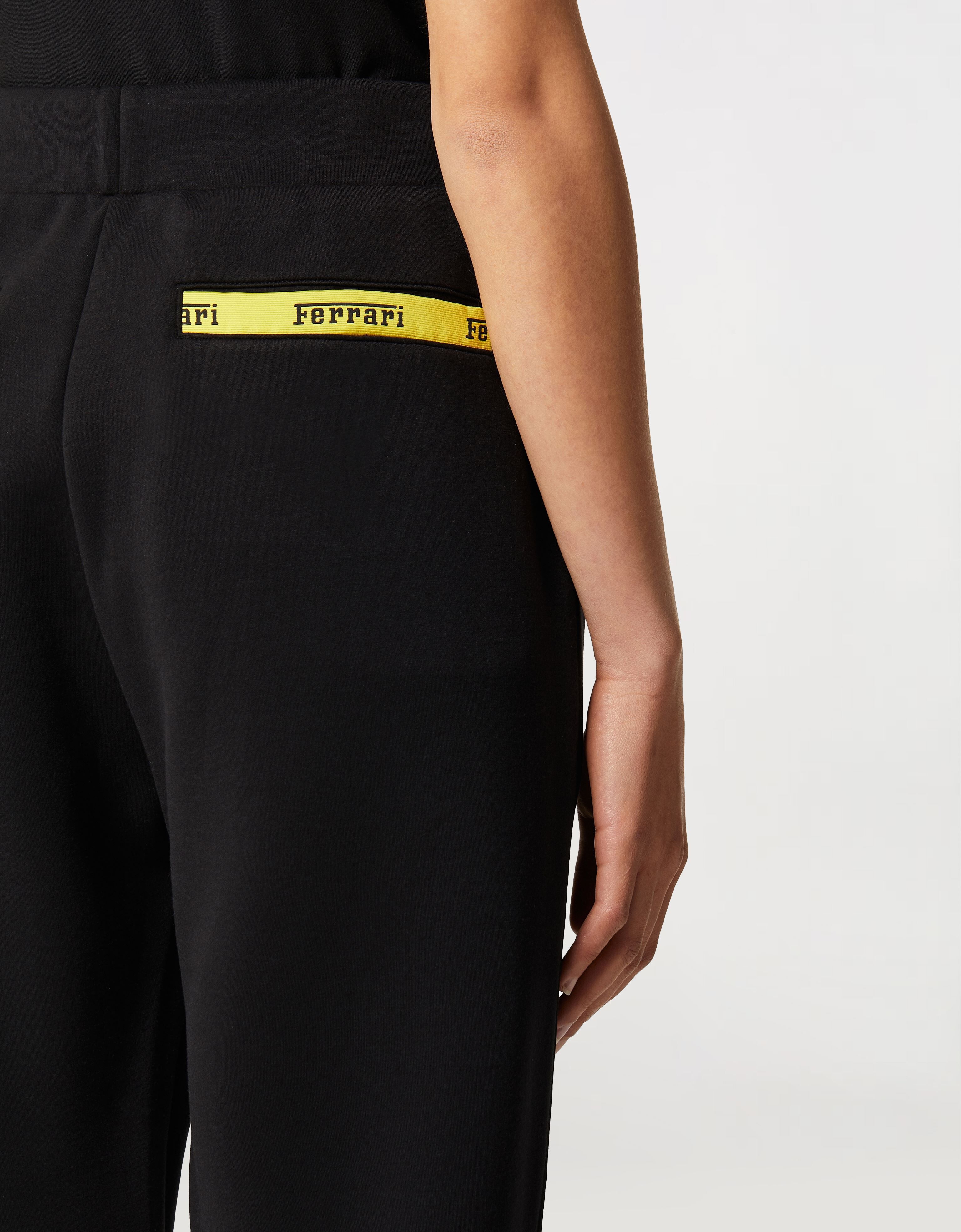 Ferrari Women’s double-face fabric joggers Black 46978f