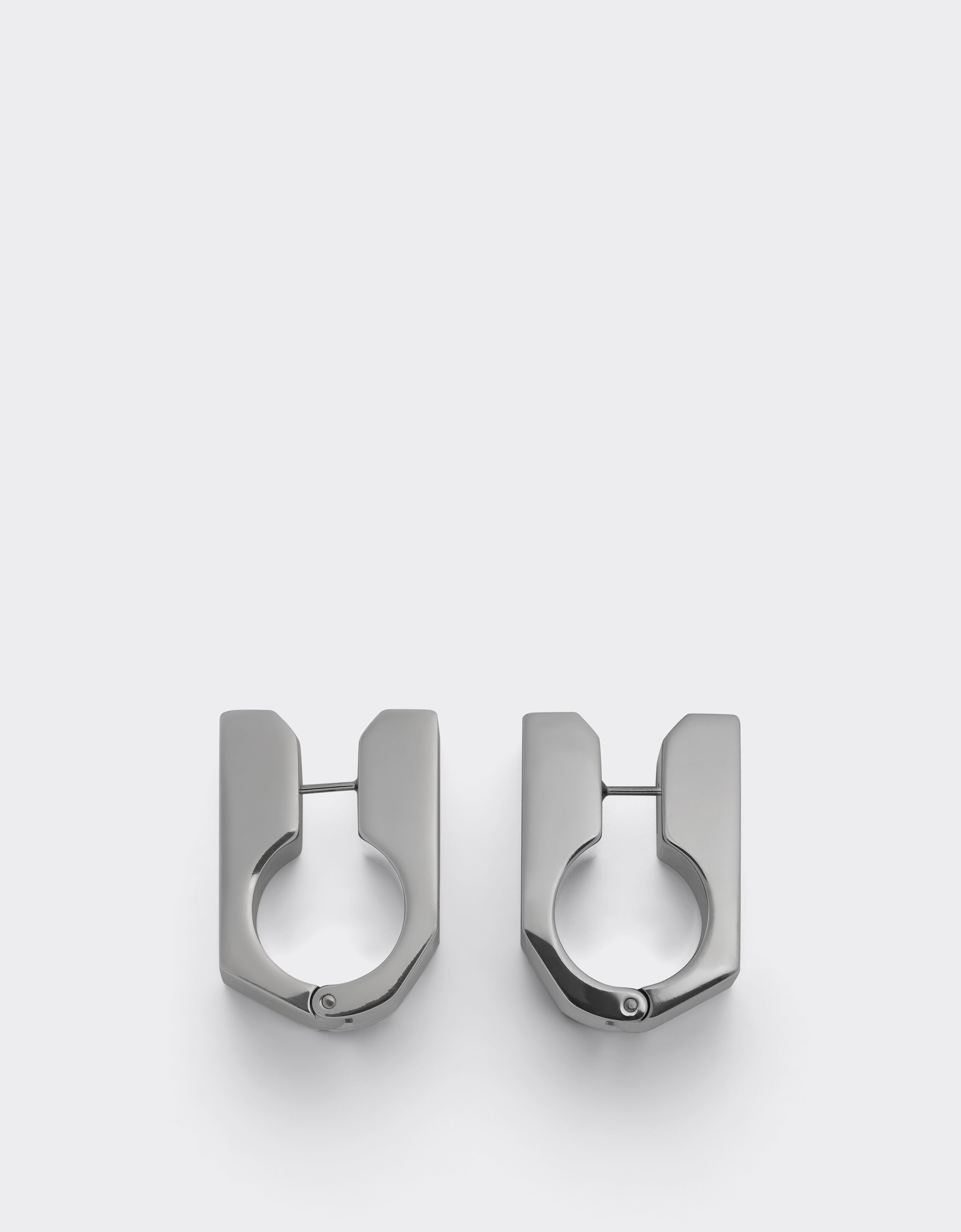 Pendientes de metal texturizado Ferrari Pendientes de metal texturizado Cromo Lucido 51342f