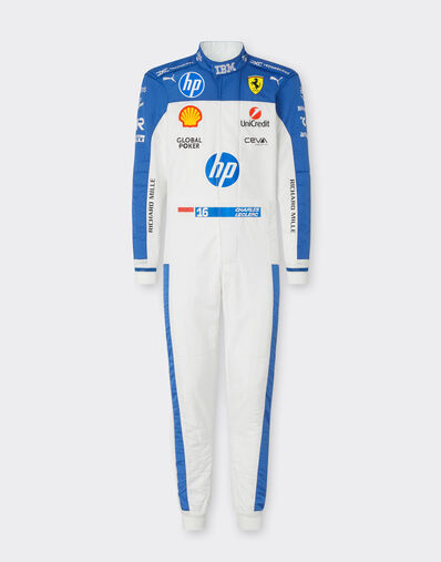 Ferrari Puma for Scuderia Ferrari Charles Leclerc racing suit Optical White LA090f