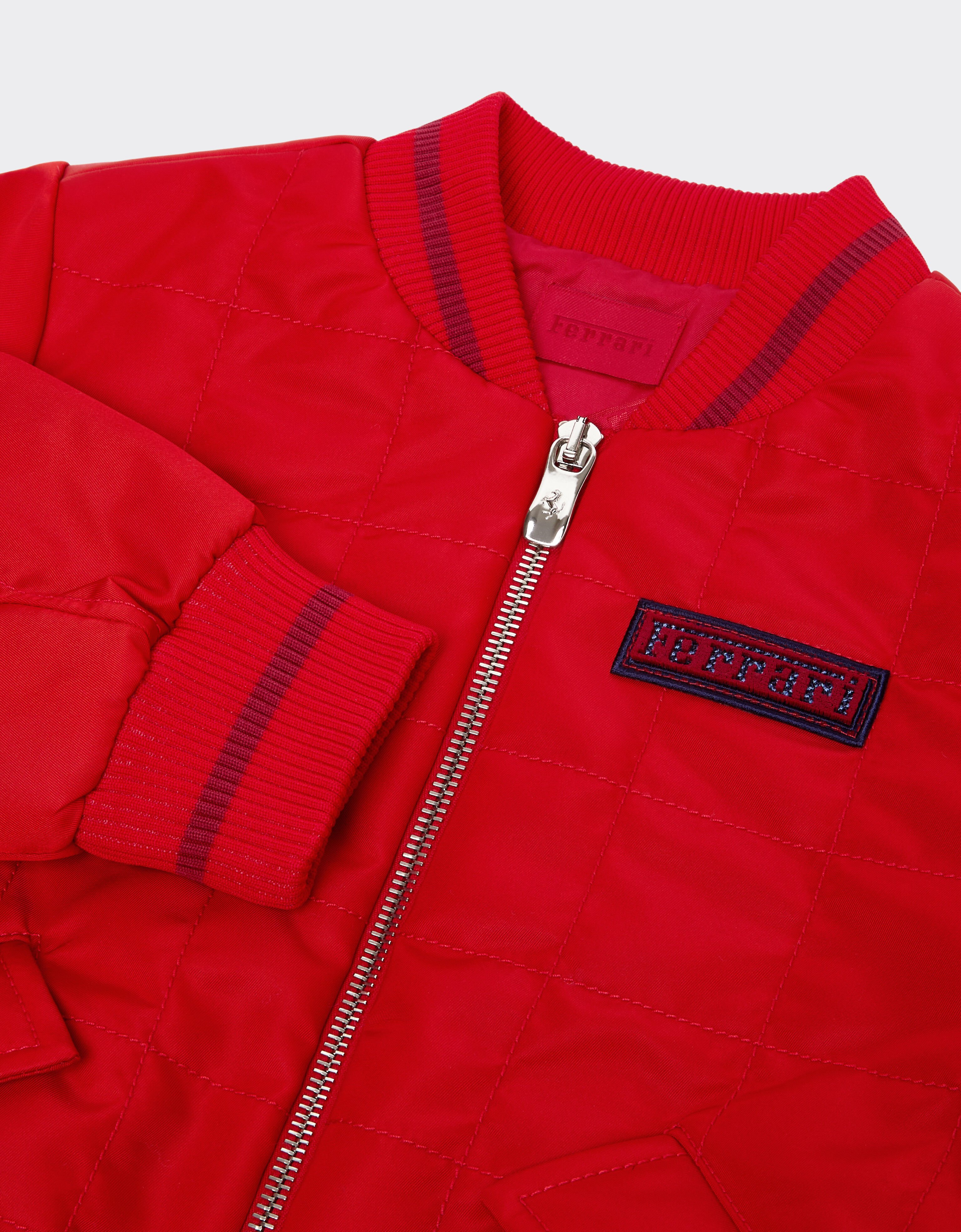 Bomber jacket in technical fabric Ferrari Bomber jacket in technical fabric Racing red 50142fK