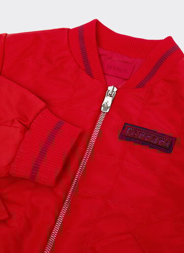 Bomber jacket in technical fabric Ferrari Bomber jacket in technical fabric Racing red 50142fK