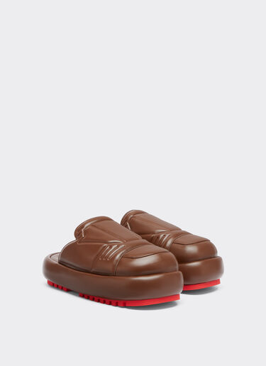 Ferrari Pantoffelsandale aus Nappa Lederfarben 21461f