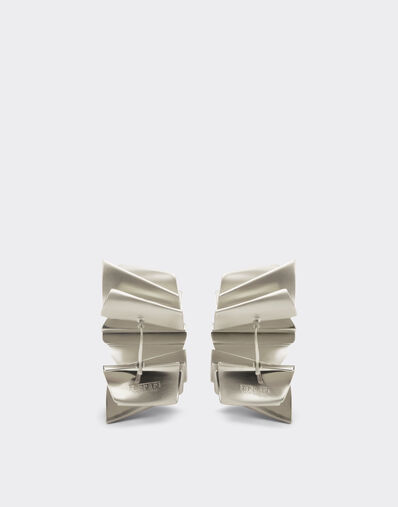 Ferrari Brass earrings with satin palladium finish Satin Palladium 22240f