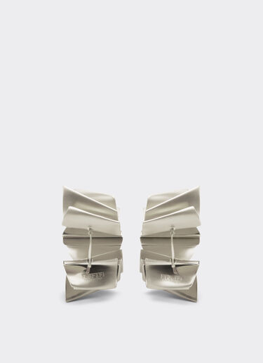 Ferrari Brass earrings with satin palladium finish None 22240f