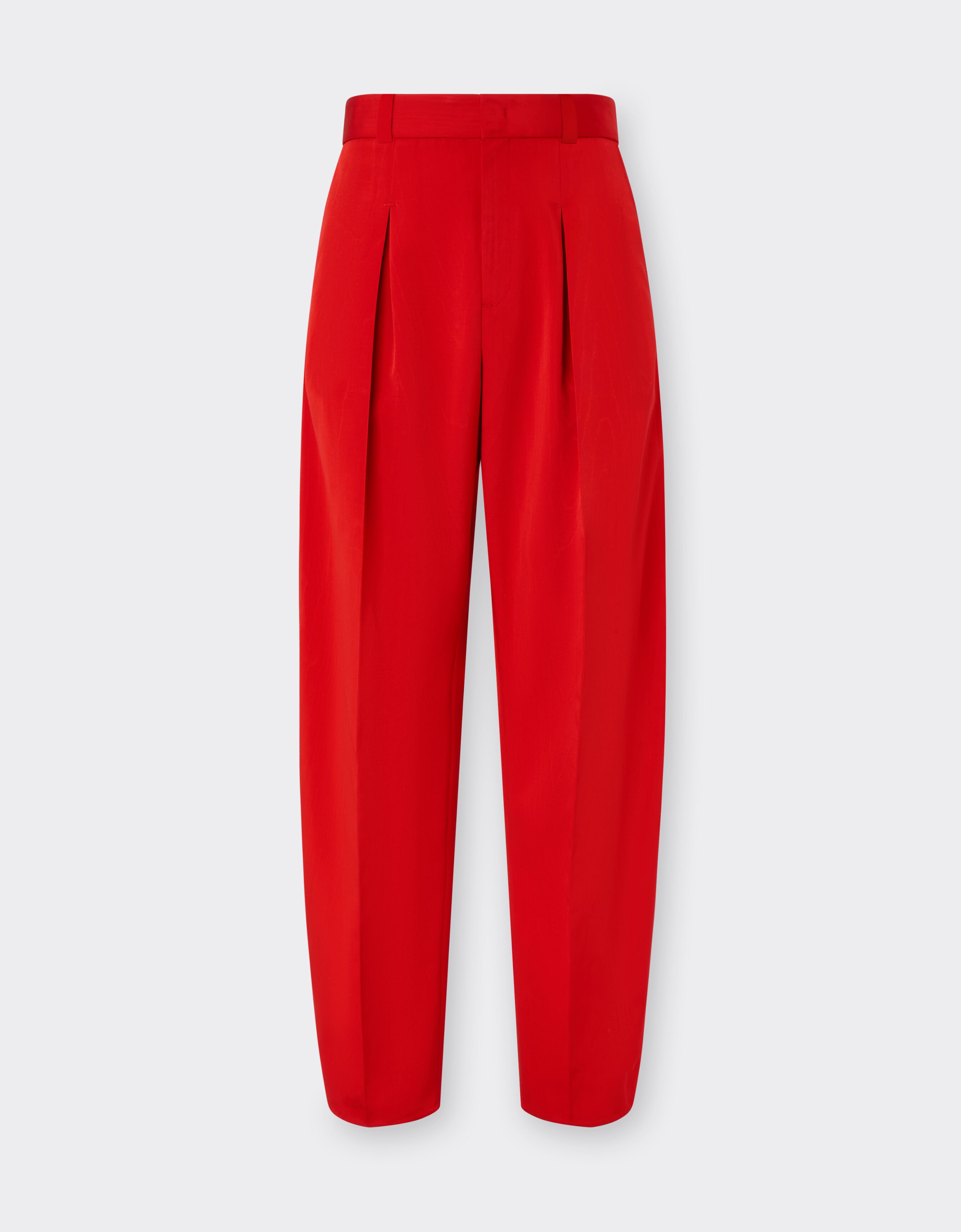 Pantalon en faille de coton moiré Ferrari Pantalon en faille de coton moiré Rosso Magma 51031f
