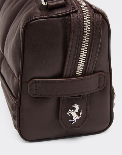 Ferrari Ferrari GT Soft shoulder bag in quilted leather Espresso 49770f
