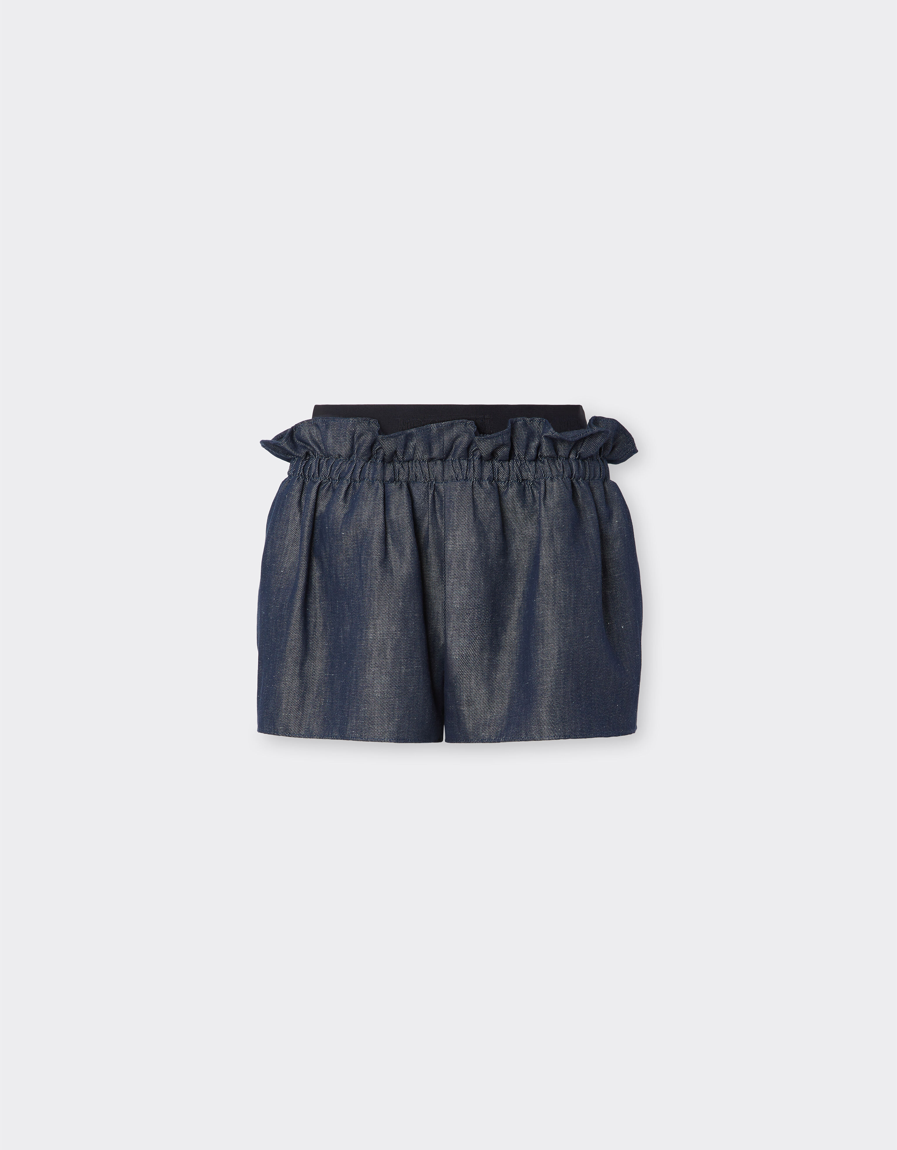 Ferrari Shorts in denim effect tricotine Dark Denim 22693f