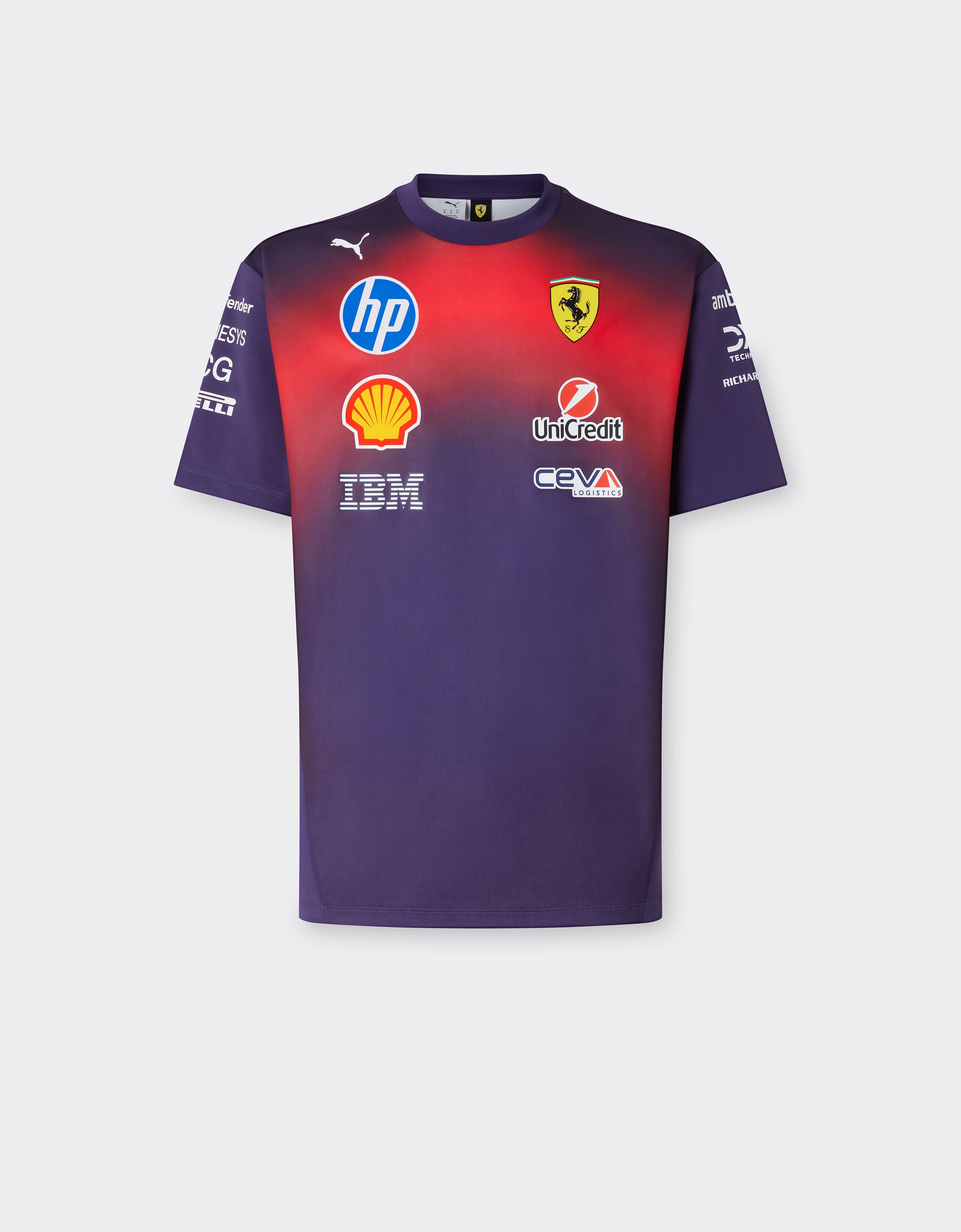 Ferrari Puma Replica T-shirt for Scuderia Ferrari HP China 2026 Viola LA0GQf