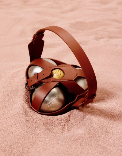 Ferrari Leather pétanque set Hide 50970f