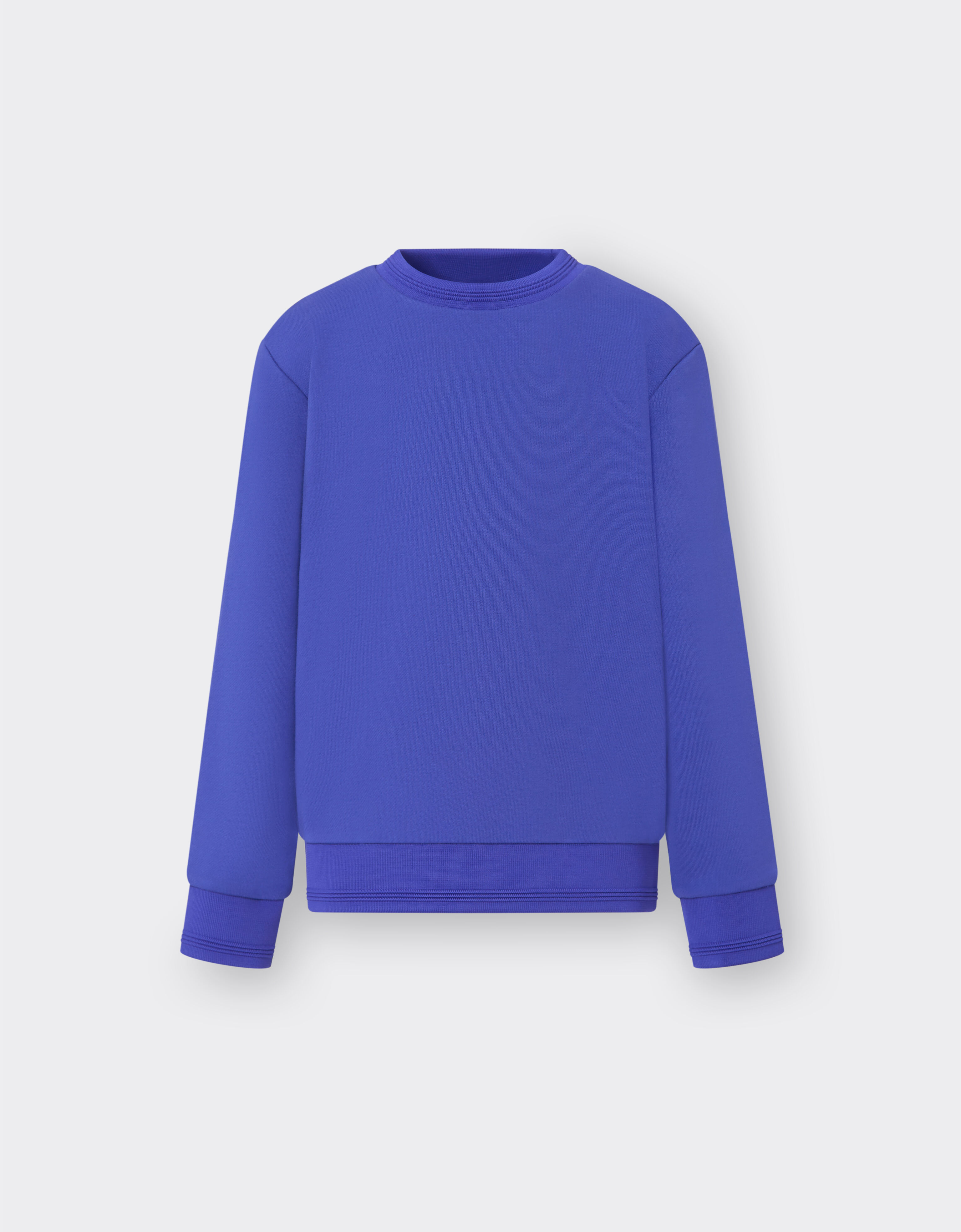 Ferrari Cotton jumper with 3D taping Antique Blue 48527fK
