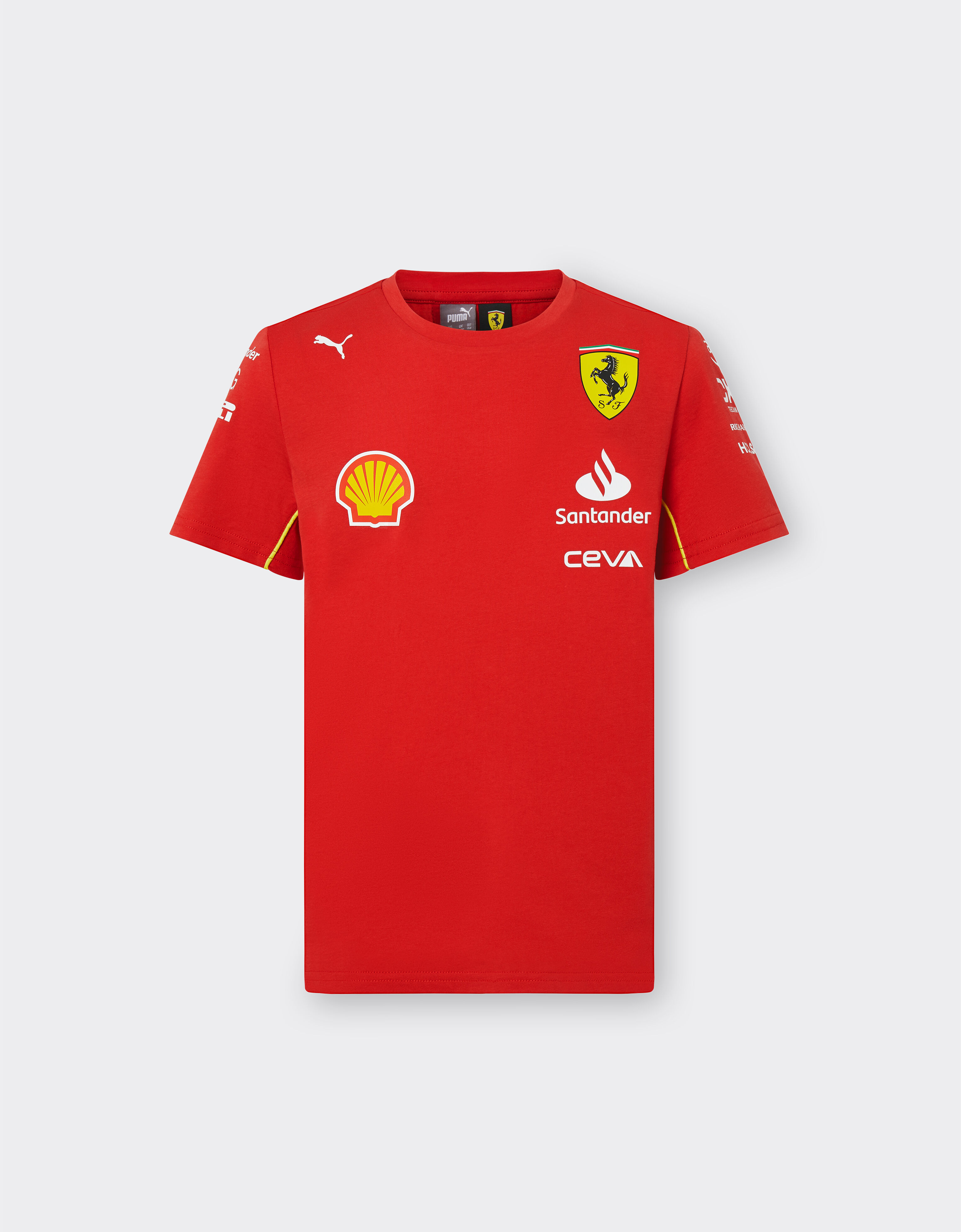 ${brand} T-shirt Junior Replica Team Scuderia Ferrari 2024 ${colorDescription} ${masterID}