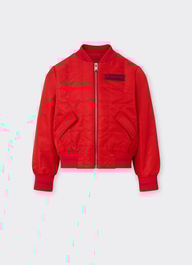 Bomber jacket in technical fabric Ferrari Bomber jacket in technical fabric Racing red 50142fK