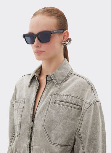 Ferrari Ferrari sunglasses in iridescent grey acetate with grey lens Ingrid F1547f