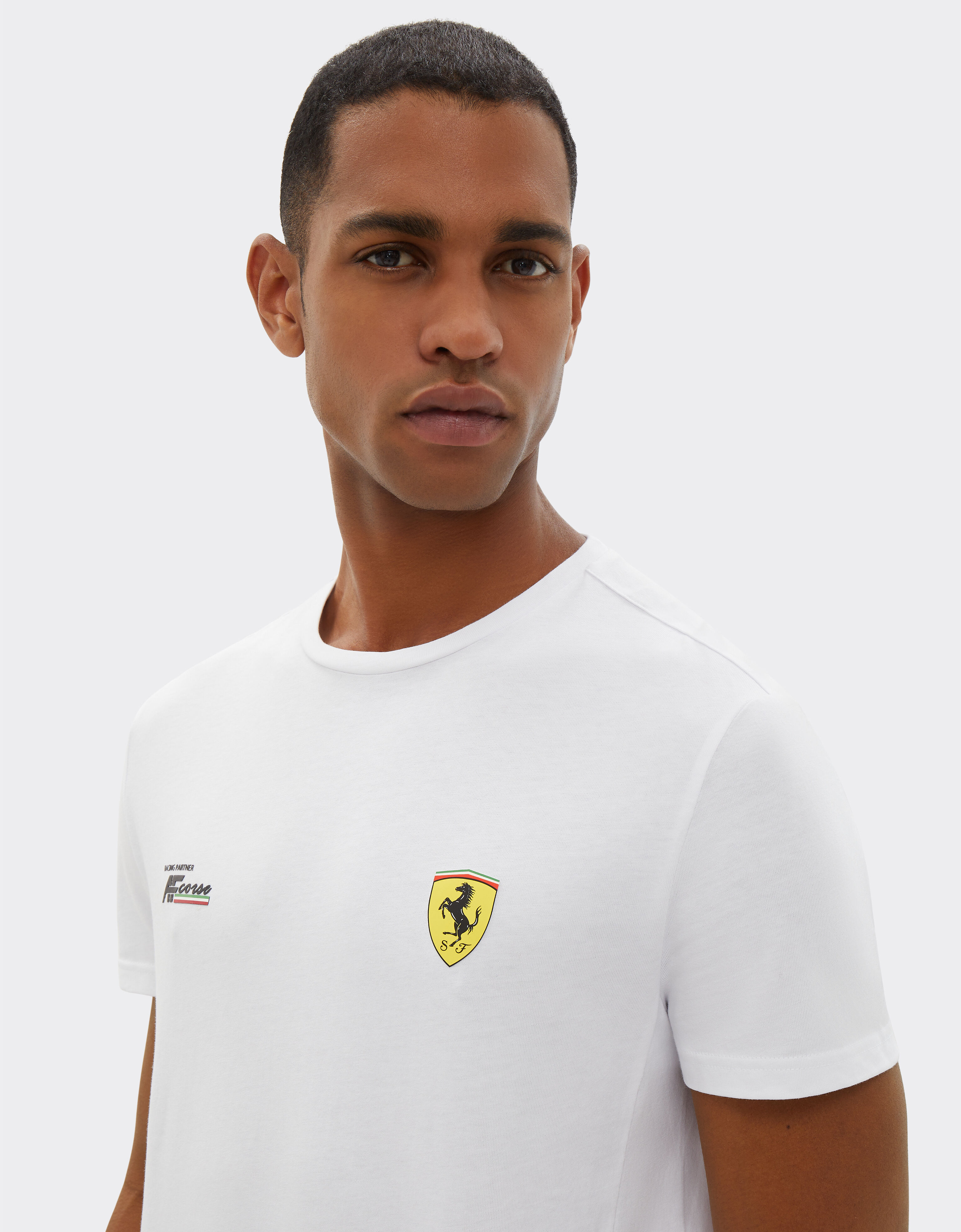 Ferrari T-shirt Ferrari Hypercar - Edizione Speciale Le Mans 2024 Bianco Ottico F1313f