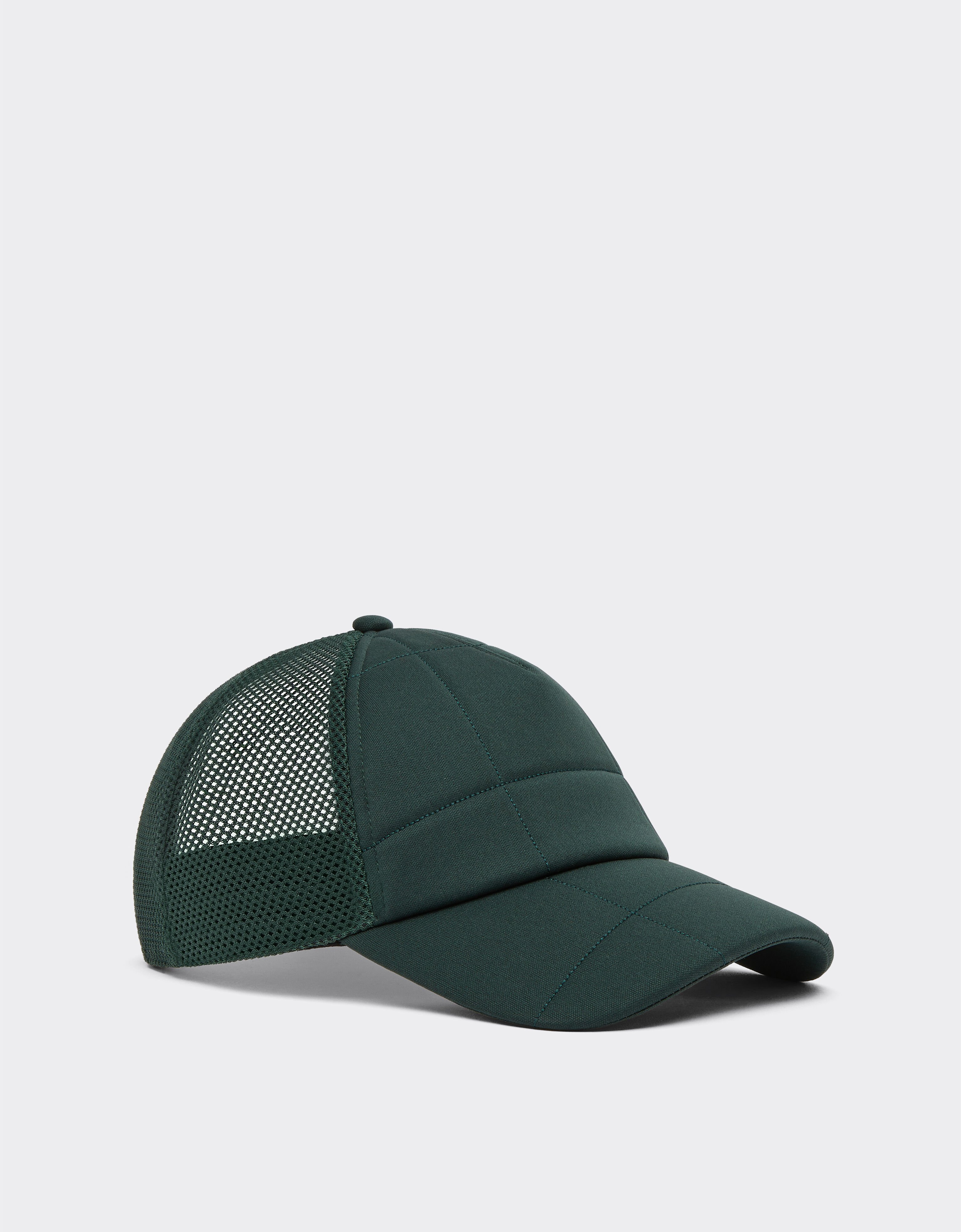 Ferrari Gorra de béisbol con motivo de cuadros 7X7 Verde militar 21343f