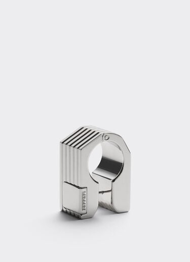 Textured metal ring Ferrari Textured metal ring Cromo Lucido 51340f