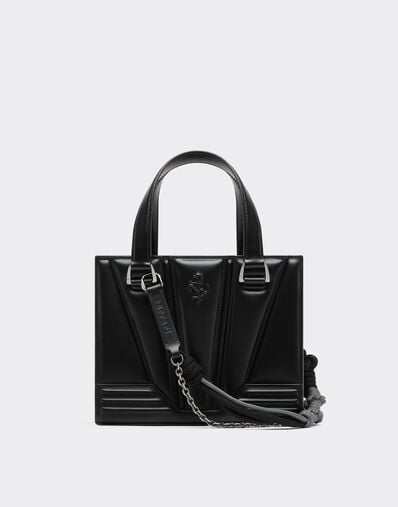 Ferrari GT mini tote bag Reacondicionado por Ferrari en cuero con scooby Negro 49880f