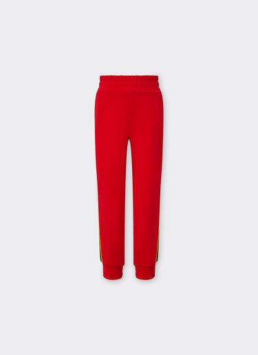 Ferrari Pantalone jogger bambino con Scudetto Ferrari Rosso Corsa 48532fK