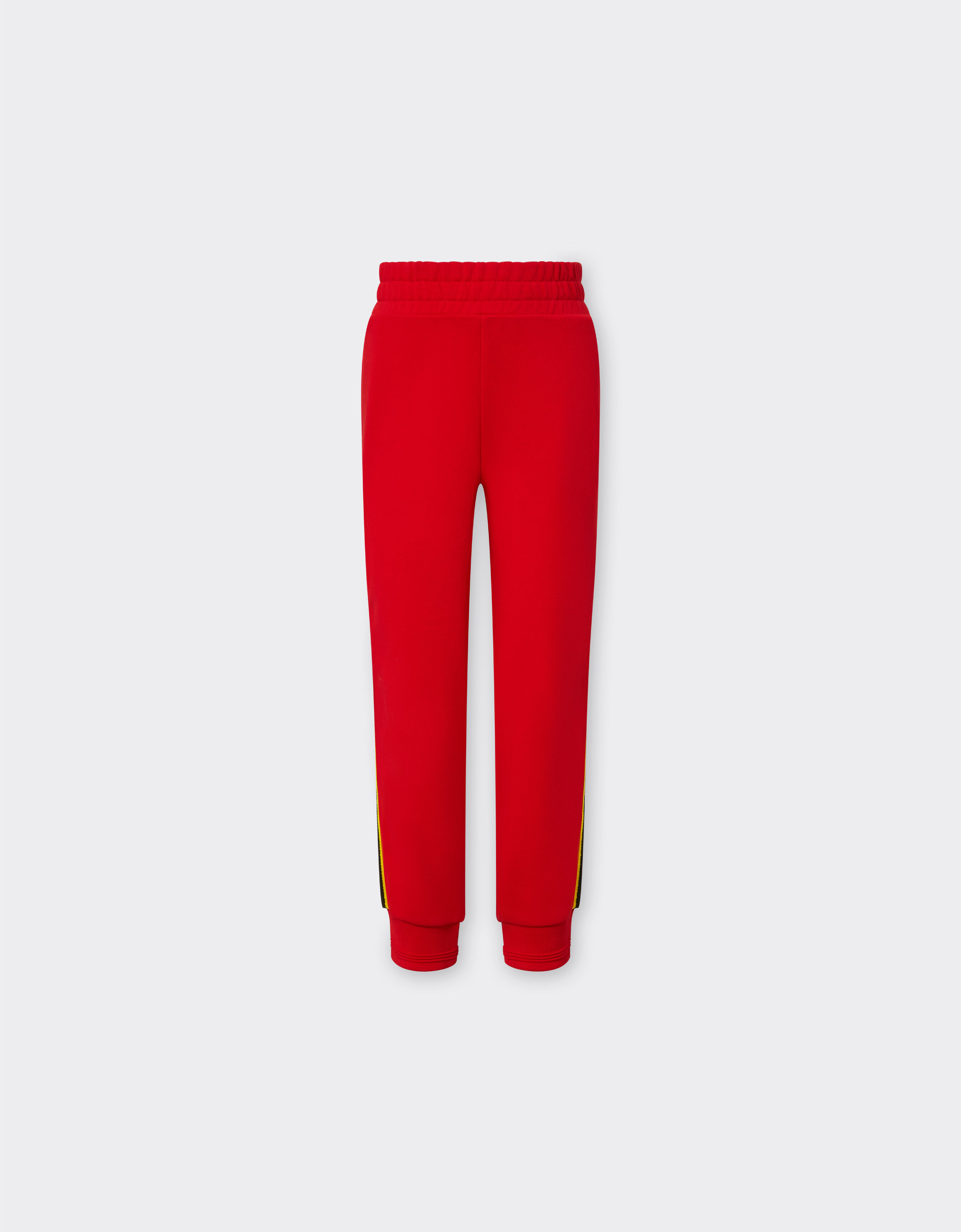 Ferrari Pantalone jogger bambino con Scudetto Ferrari Rosso Corsa 48532fK