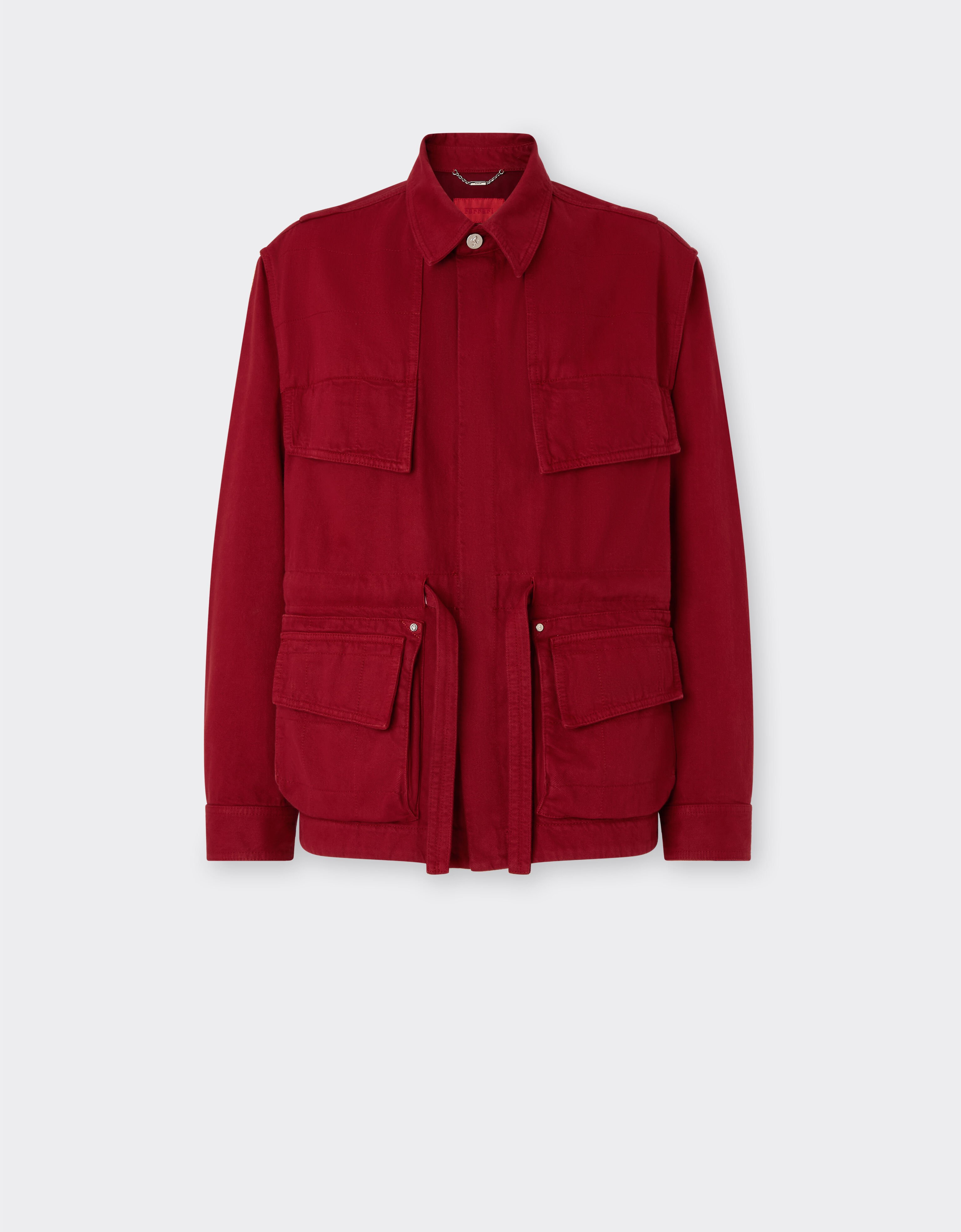 Ferrari Denim jacket Maison Red 50093f