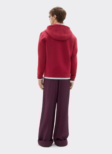 Hooded sweatshirt in scuba Ferrari Hooded sweatshirt in scuba Cherry 49280f