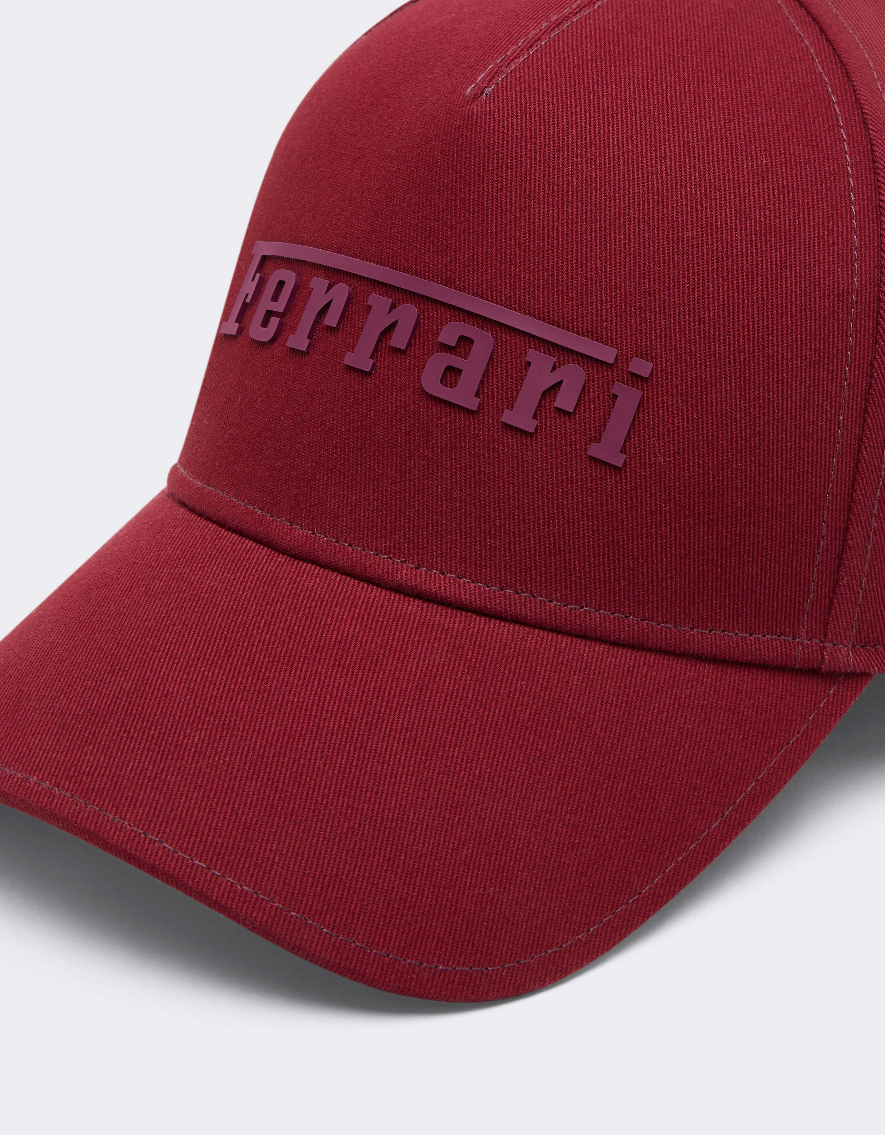 Ferrari Cotton cap with Ferrari logo Cherry 20403f